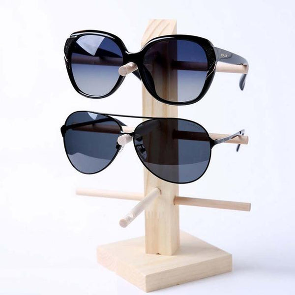 Bamboo Wooden Shades Stand Holder