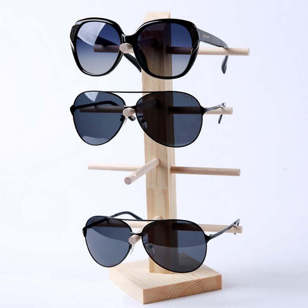 Bamboo Wooden Shades Stand Holder