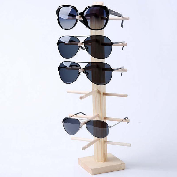 Bamboo Wooden Shades Stand Holder