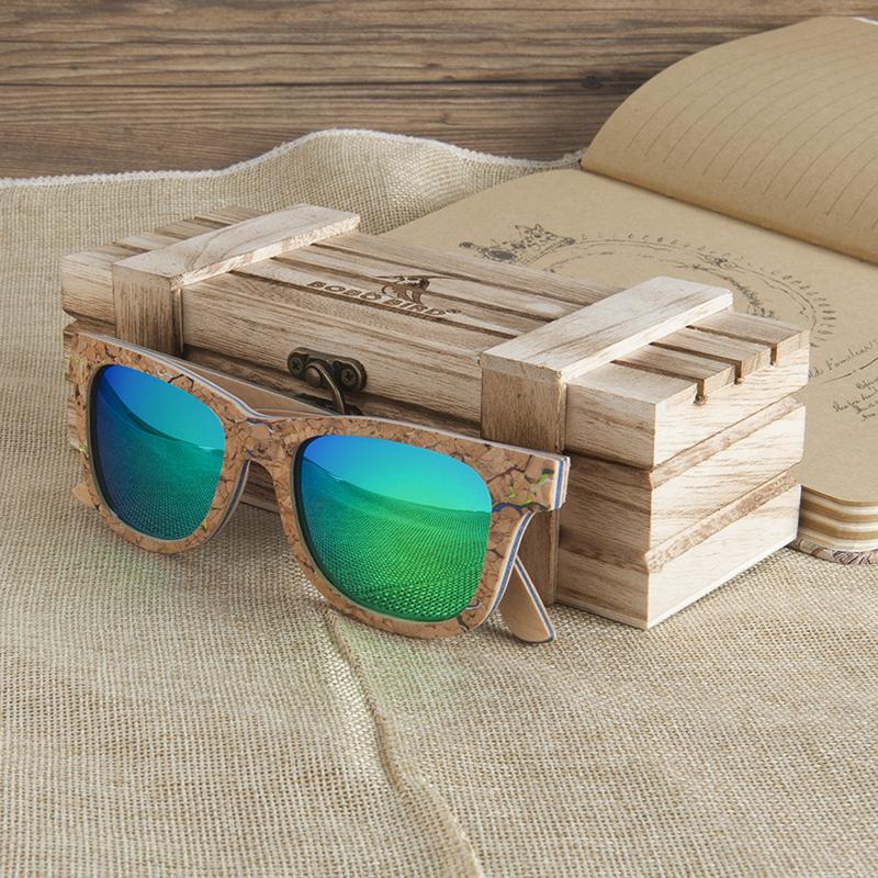 Sunglasses Wooden Frame with Wood Case