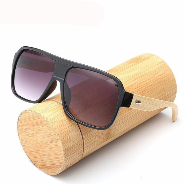 Flat Top Wooden Sunglasses