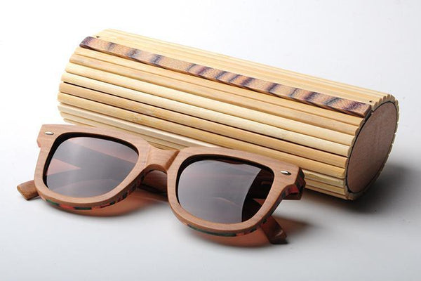 Durable Bamboo Sunglasses Case